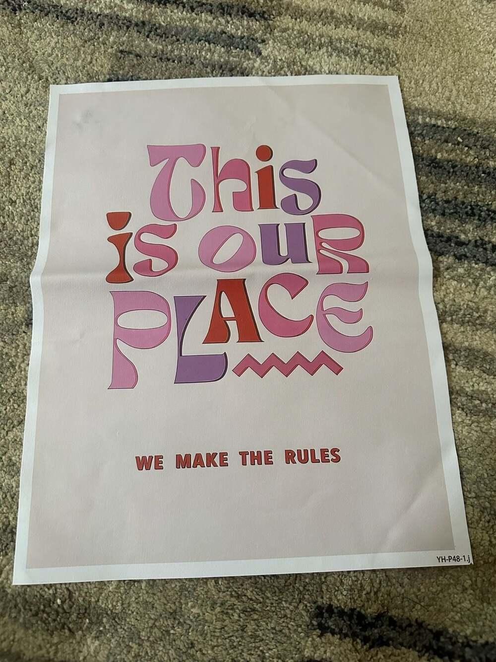 This Is Our Place We Make The Rules Taylor Swift Lyrics Poster